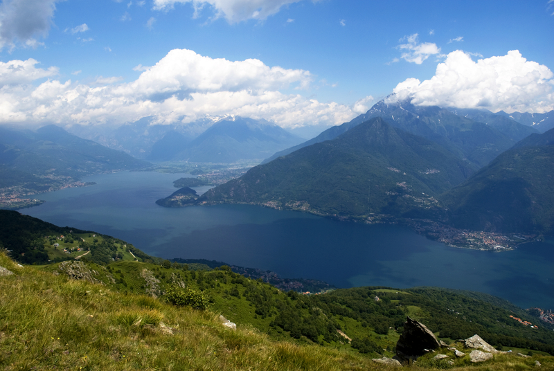 lake como hiking