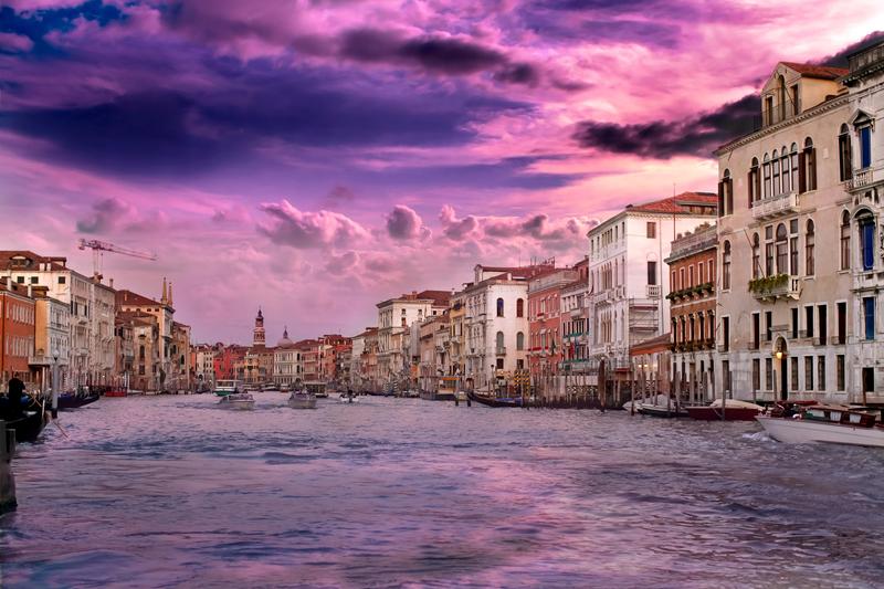 Venice at sunset