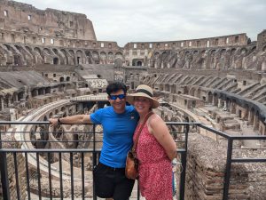 Lou & Becky at the Colosseumå