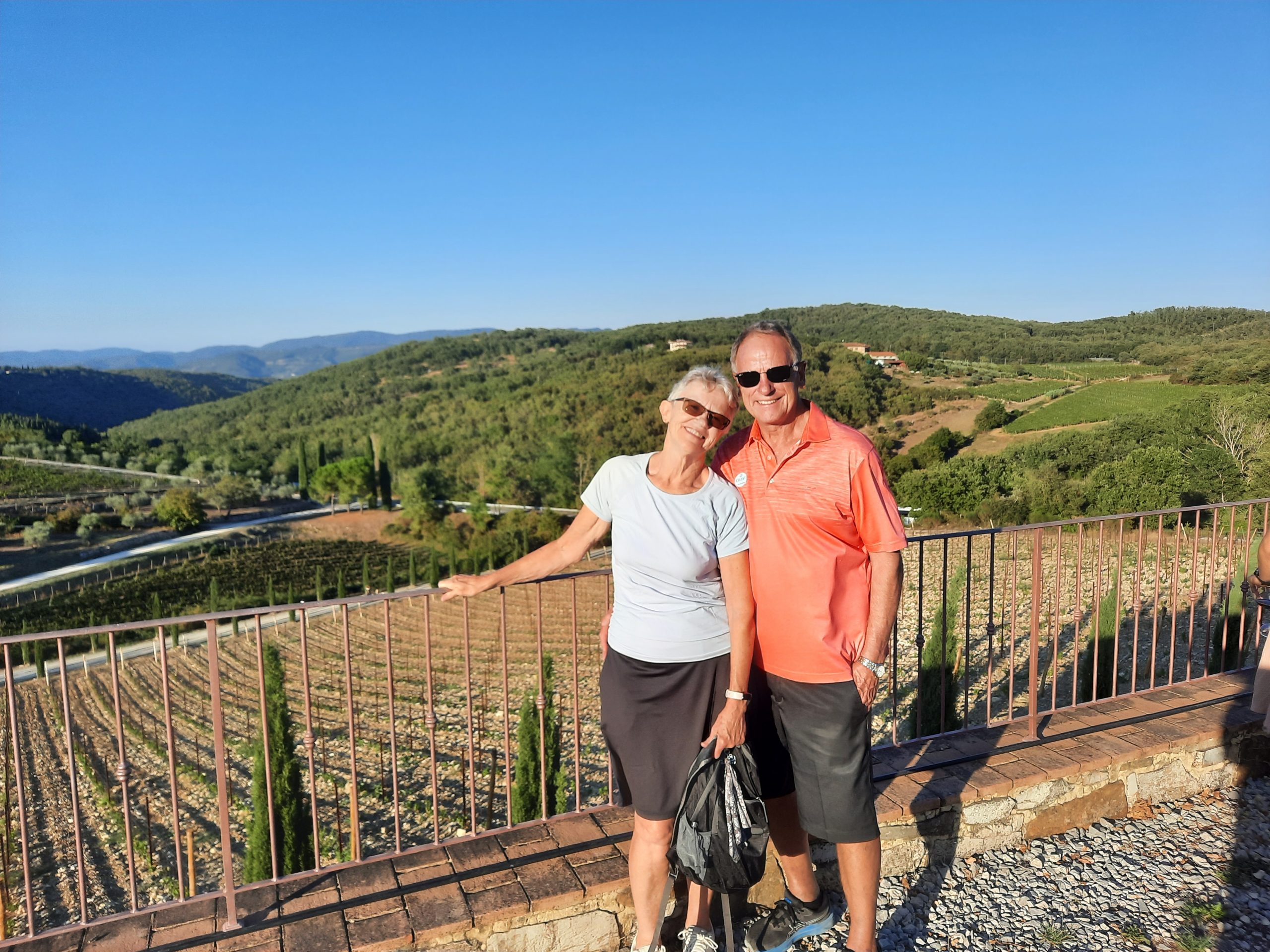 Couple in Tuscany